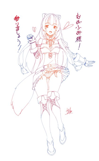 最近のラクガキです(`、3_ヽ)_お納めください・・・(ちょっと貼る画像間違えたから貼り直し 