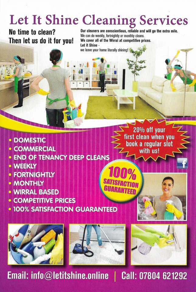 Let it Shine cleaning services. tweet media
