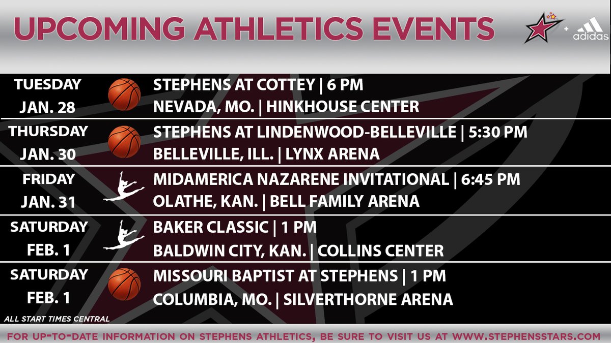 StephensStars's tweet photo. This week in #StephensStars Athletics.

#AMCWBB https://t.co/XNZfVG4KzW