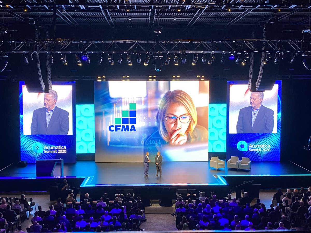 DeniseJohnsonTX's tweet photo. Start of a beautiful relationship @Acumatica #AcumaticaConstructionEdition and @CFMA https://t.co/q5HHSpmJPI