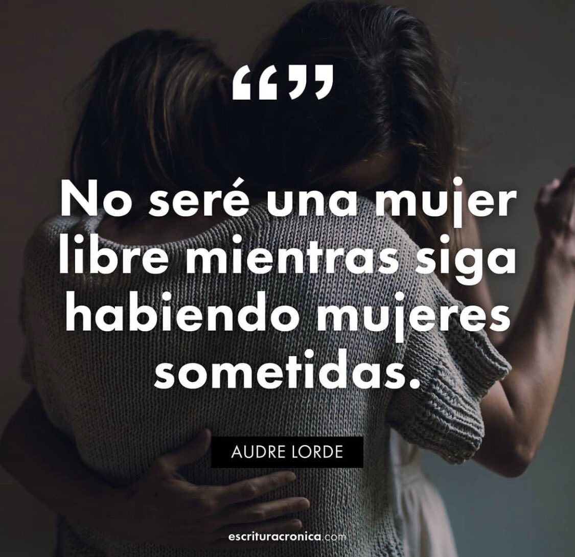 EsCronica's tweet photo. #FrasesEC | Audre Lorde fue una escritora ✍🏻 afroamericana, feminista. 💜También fue una activista por los derechos civiles y durante su vida asumió la poesía como un modo de expresar su lucha contra las injusticias sociales. https://t.co/IUBmw1IyUE