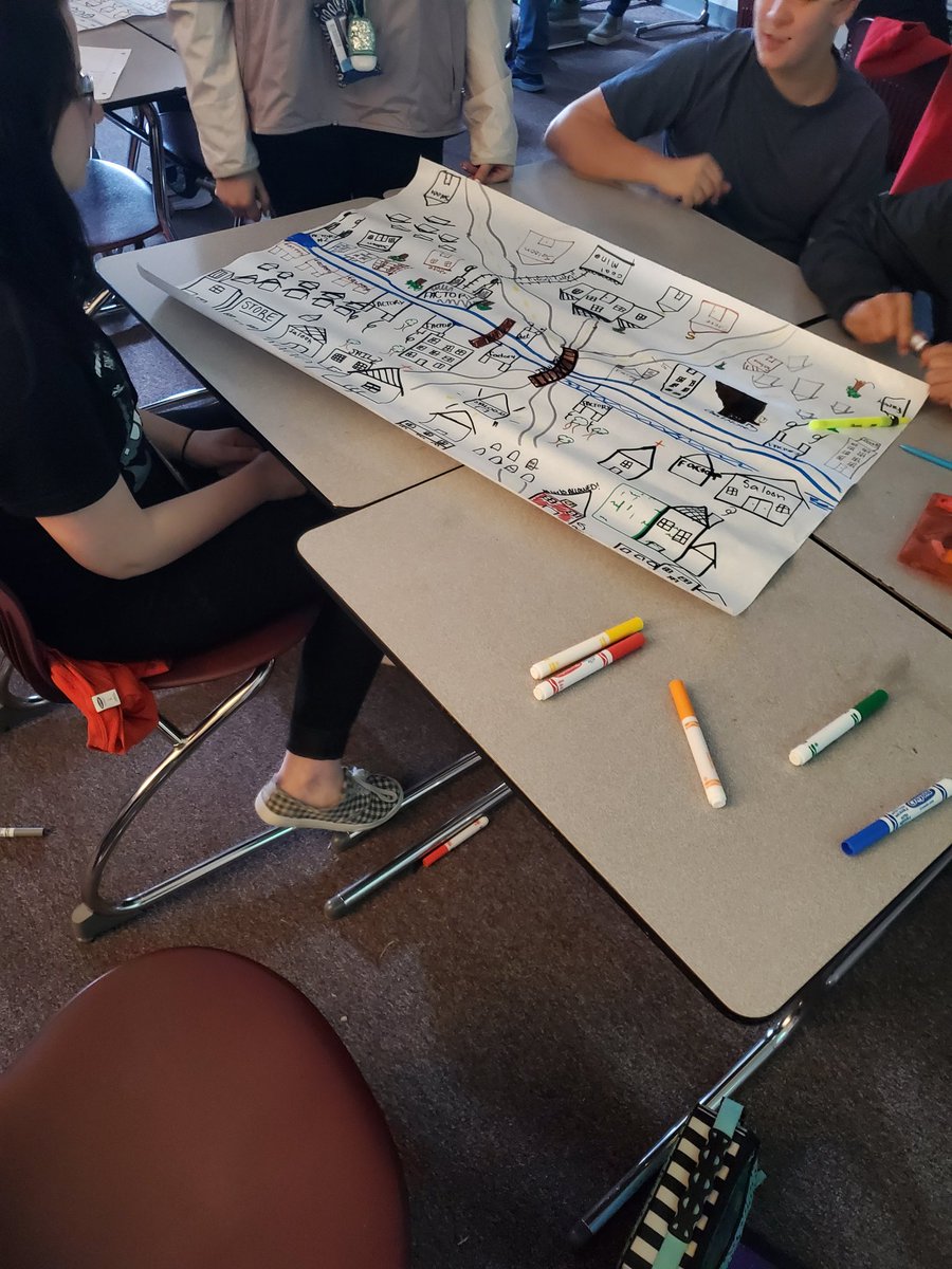 HeatherKlos's tweet photo. Introducing students to the Industrial Revolution with the Urban Activity. #KlosHistoryRocks #RCMSHistory @RCMSCowboys https://t.co/Yd05iZdhBd