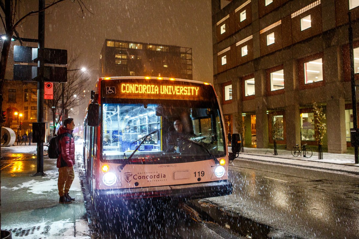 Concordia's tweet photo. 📢 Have something to say about the #CUshuttle bus?Don't miss the We're Listening forum — shuttle edition 
📅 JAN 28 12 p.m. – 1:30 p.m. @ #CUsgw EV-2.184. #CUevent listing here 👉 https://t.co/cEohrl3DzV https://t.co/lTwffKX26B