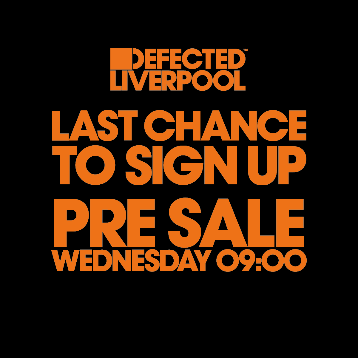 AsylumEvent's tweet image. Last chance to sign up for exclusive pre-sale access for Defected at The Asylum, Newsham Park - Liverpool

👉asylumevent.com/defected