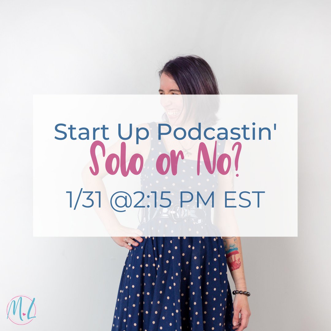 mlynndrivein's tweet photo. What kind of show should you have for your podcast? Tune in Friday and I'll give you the low down! #podcasting #businessgoals #podcaster https://t.co/AFibi4x9ml