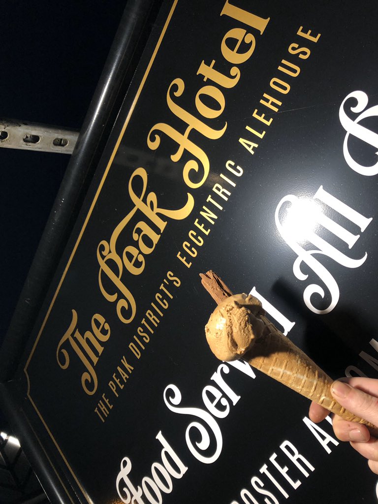 peakcastleton's tweet photo. @HendoRelish Hendo’s 99 - 100% amazing (yes our chef made Henderson’s ice cream... Too far?) https://t.co/x6SGeTsc6u