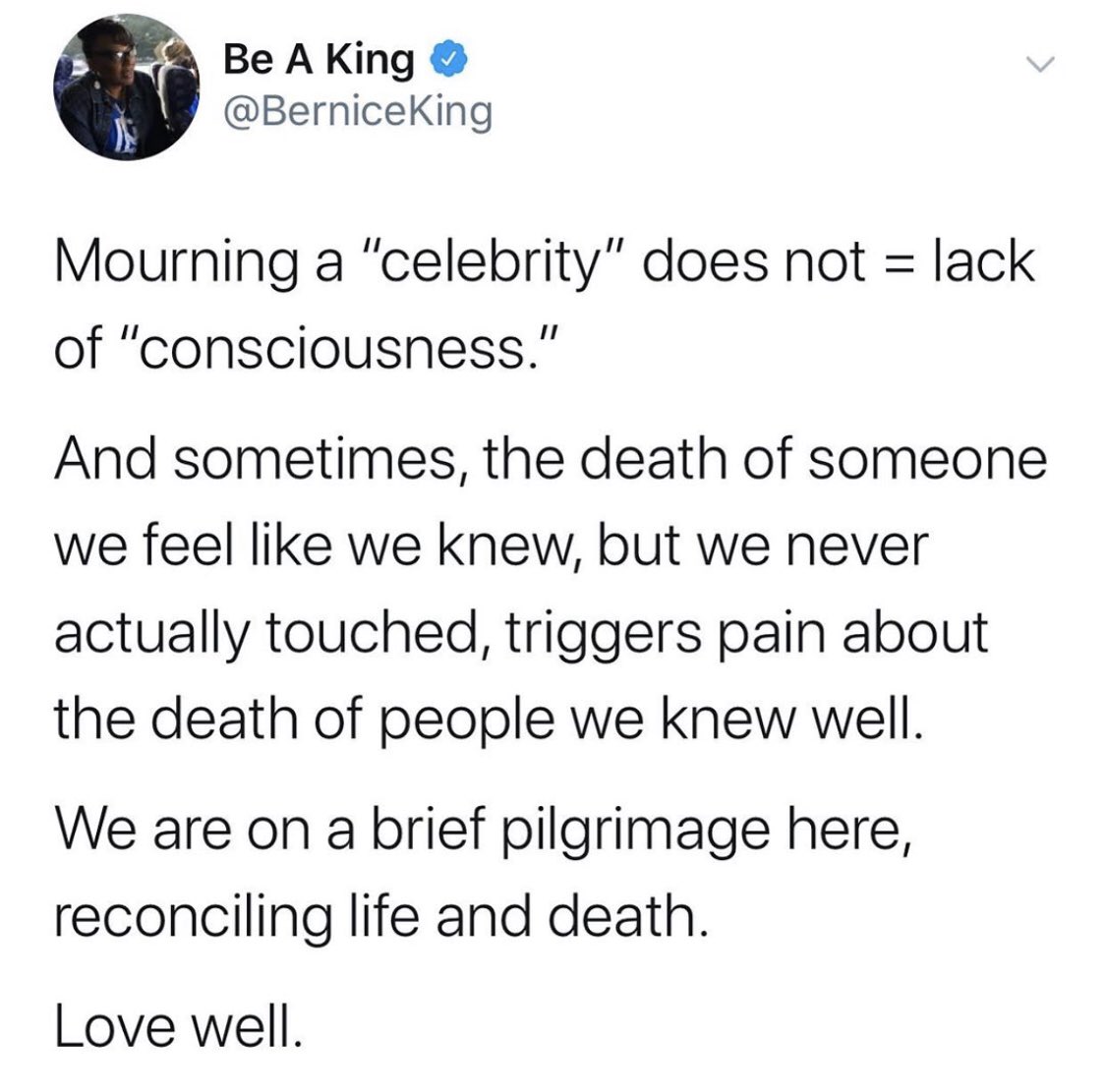BOC_Music's tweet photo. Praying for all those lost in the tragic accident involving Kobe &amp; Gigi Bryant 🙏🏾 https://t.co/C6Esr2JPet