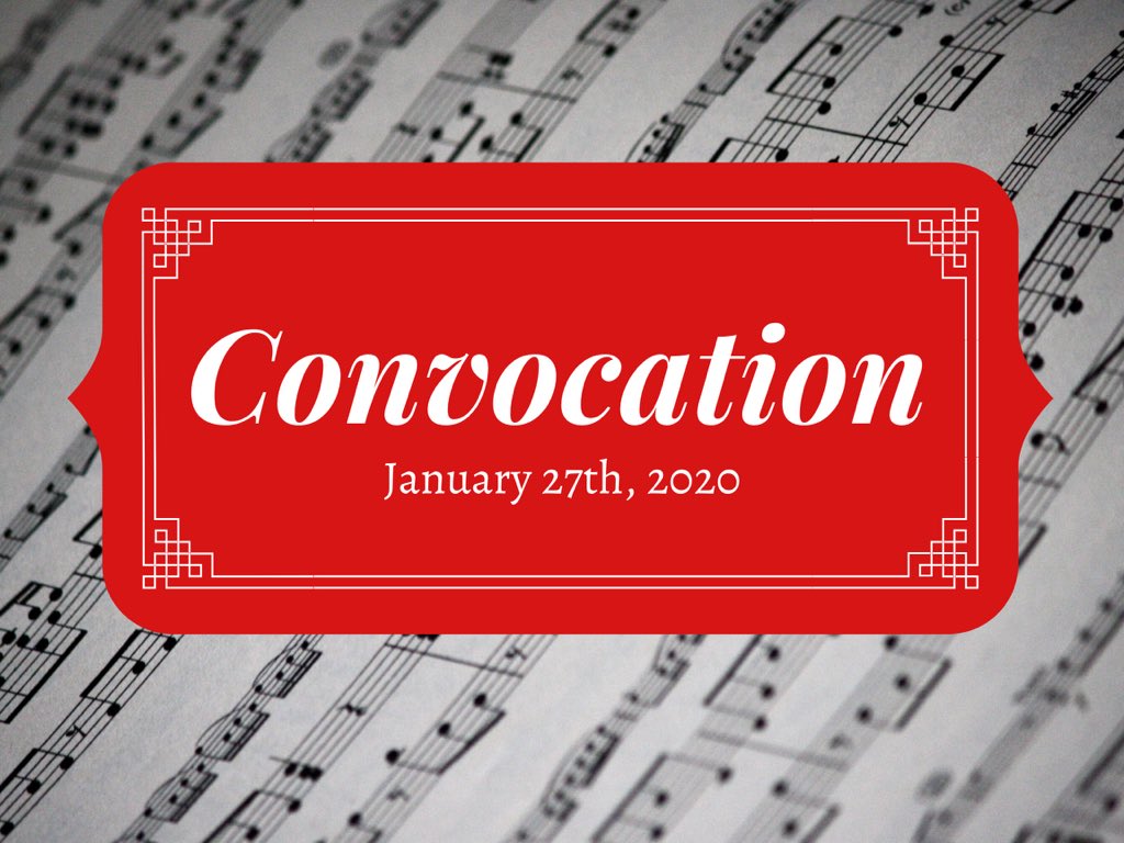 See you tonight at 7pm in the Concert Hall!