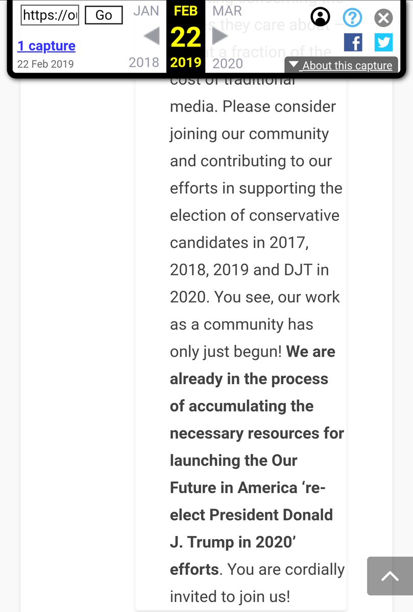 But what I learned while researching this latest thread is that, not only does Eldred lead the supposedly "nonpartisan" UiPE to get out the Christian vote, he also has contributed significantly to the *very partisan* "Our Future in America" PAC (OFiA). /16