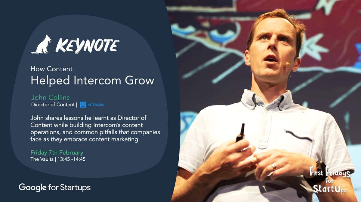 dogpatchlabs's tweet image. Want to hear how @jaycee001 set up @Intercom&apos;s globally recognised content strategy to help grow your startup faster? 

At #FirstFridaysForStartups learn how they leveraged content marketing to become one of the fastest growing Irish unicorns. 

Register:dogpatch.click/Keynote-Feb20