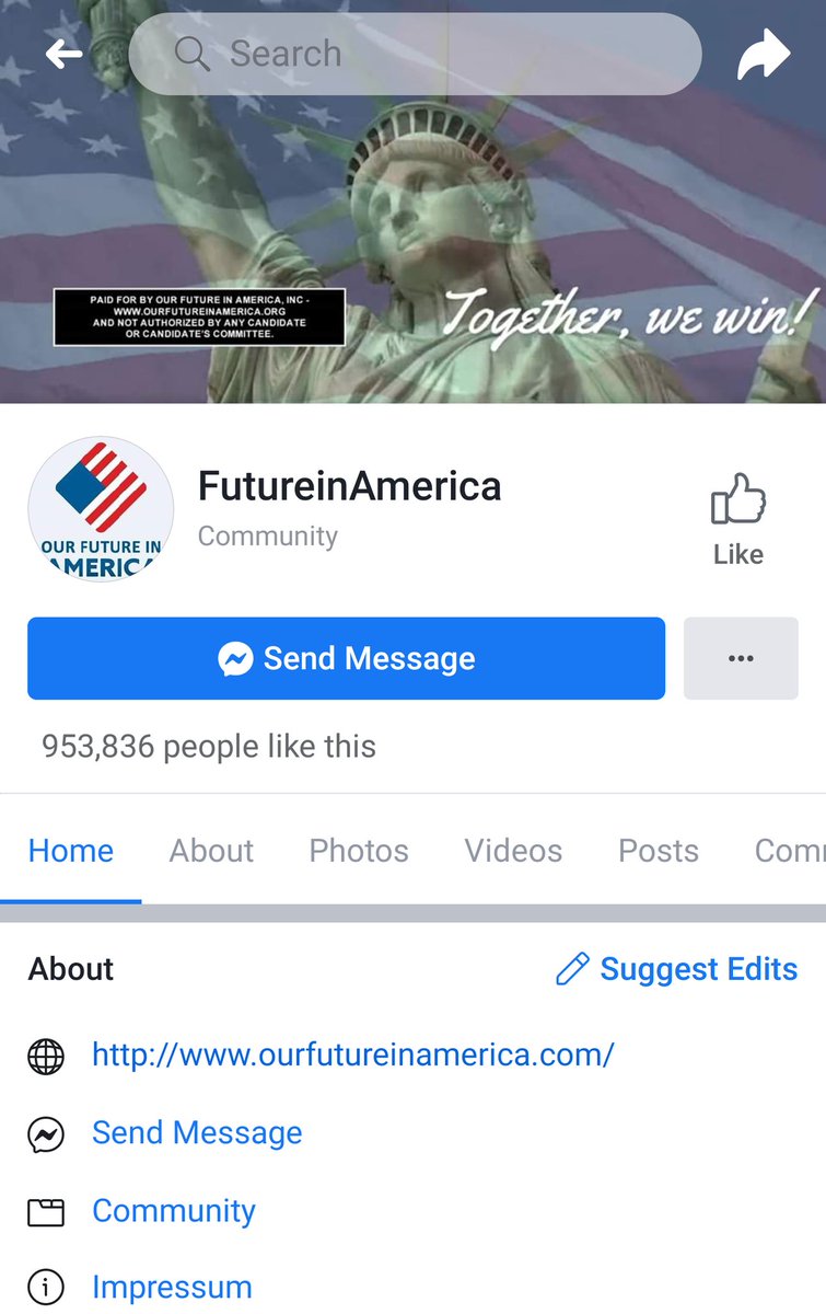 OFiA (aka "Future in America") has nearly 1 million followers on Facebook where it shares right-wing messaging & memes.Curiously, its FB page asks its followers to participate in "surveys" & "quizzes" from time to time...... using survey firms based in foreign countries! /18