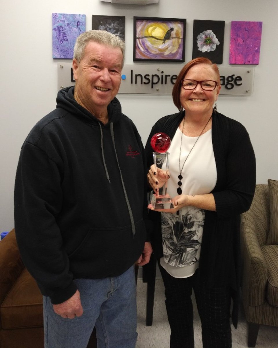 <a href="/SOGuelphW/">Guelph Wellington Special Olympics</a> is celebrating 50 yrs and they presented us with this as a thank you for the many years of partnership.
The athletes have been using our Holody Centre for Recreation space to train and prepare, and we couldn't be more proud of all of them!