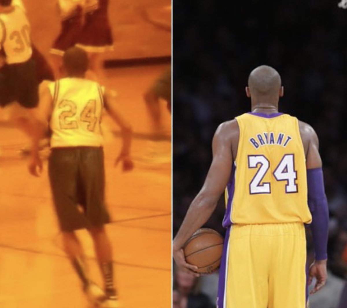 CJHester33's tweet photo. Watching endless YouTube highlights of you. Seeing you play in person multiple times. To watching you win the finals. To having a life size fat head of you on my wall as a kid. 
Rest in Paradise Kobe 💜💛
#MambaOut https://t.co/0PJ2eeWpoo