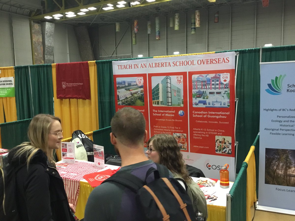 RehmanGary's tweet photo. Getting lot’s of interest in our overseas Alberta Schools at the @ualbertaCC Education Career Fair. CISGZ, CISP and TIS rocks. https://t.co/z809NOci0I