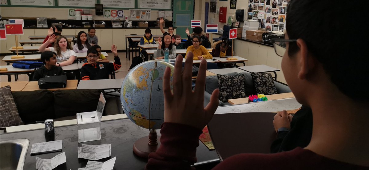 MrDulku's tweet photo. With the most votes in just one round of voting, the @UNEP #ClimateHacking committee selects and unanimously passes a motion by the nation of Mexico to adopt #Biochar as its first large-scale #Geoengineering strategy for #ClimateChange @WWhighschool @FMPSD #YMM https://t.co/g5B7plYy7H