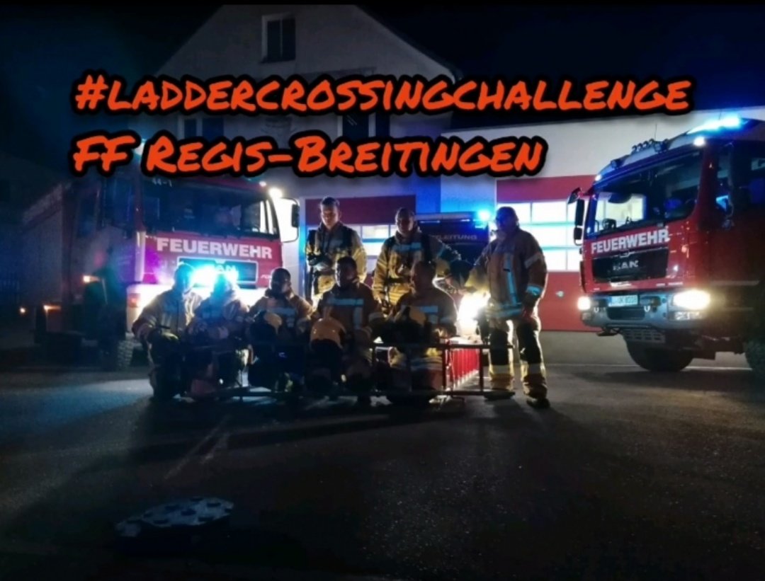 FF_Regis's tweet photo. Die FF Lucka hat uns am 26.01.2020 für die #laddercrossingchallenge nominiert. Wir haben uns natürlich sofort der Aufgabe gestellt. Das Video gibt es hier auf unserem Youtube-Kanal: https://t.co/OoPwe2K4Zm

#imEINSATZfürREGISBREITINGEN
#WIRFÜRREGISBREITINGEN
#RegisBreitingen112 https://t.co/n7IqvB2zVN