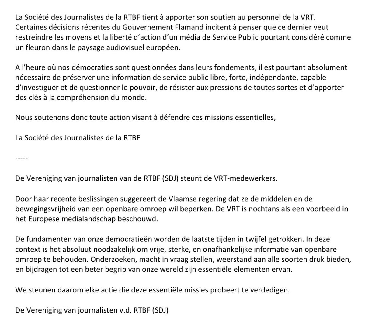 SDJ RTBF tweet media