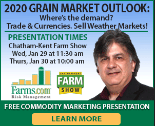 FarmsMarketing's tweet photo. Moe Agostino @Farmsmarketing #ONyield20 speaking at #CKfarmshow sponsored by @Sevita_PROSeeds  11:30 a.m. Jan. 29 &amp; 10:00 a.m. Thursday Jan. 30 @CanConcreteExpo #2020showproductions, #Chathamkentfarmshow, #ontariotradeshow, #Chathamfarmshow, #farmshow2020 #Ontag https://t.co/dJtgBJ4zKu