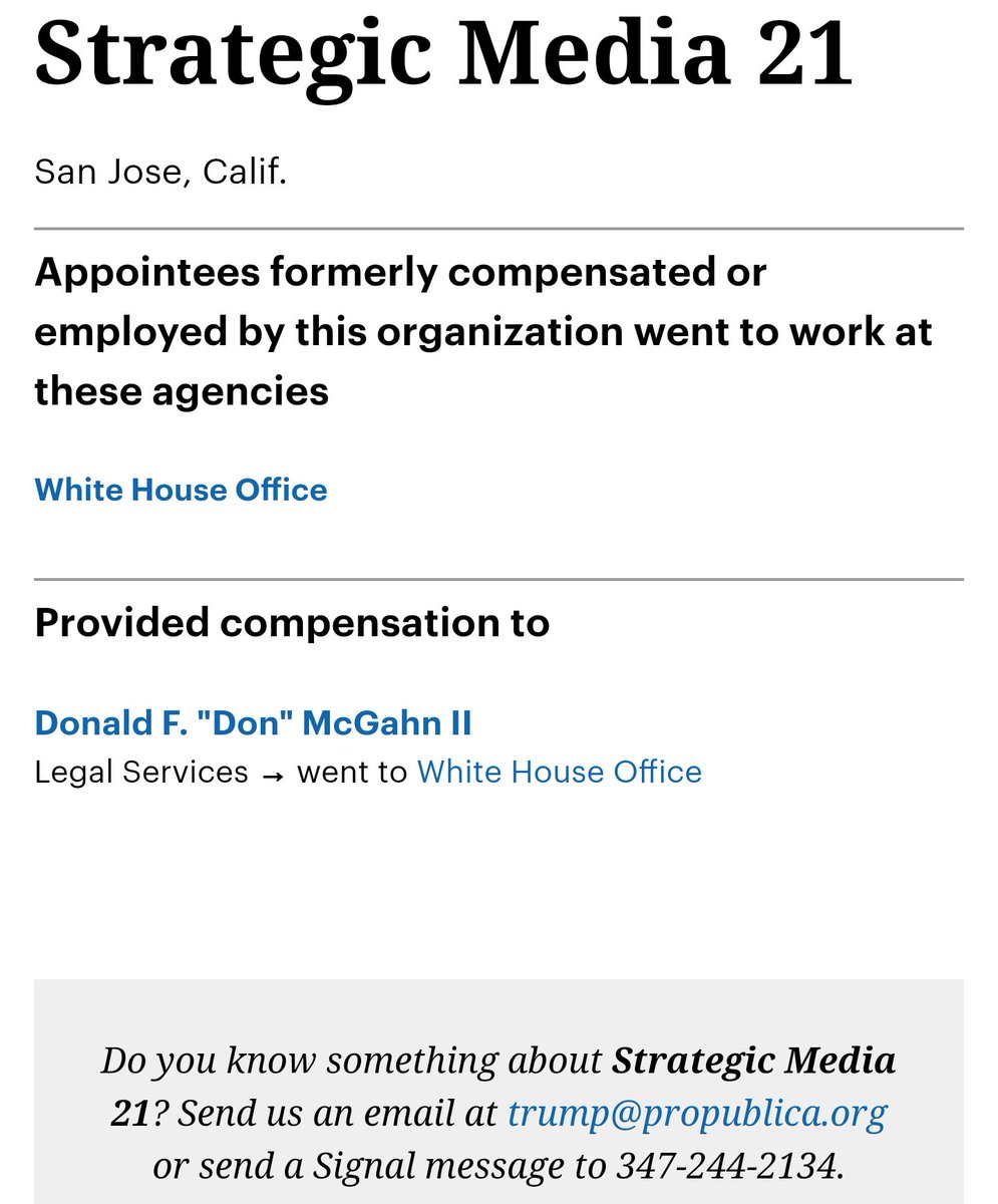 So, do you get what's happening?Eldred's funneling $ into OFiA PAC which, in turn, is paying Eldred's SM21 to microtarget voters with Eldred's own $!SM21 also appears to have utilized the legal services of Don McGahn. /28