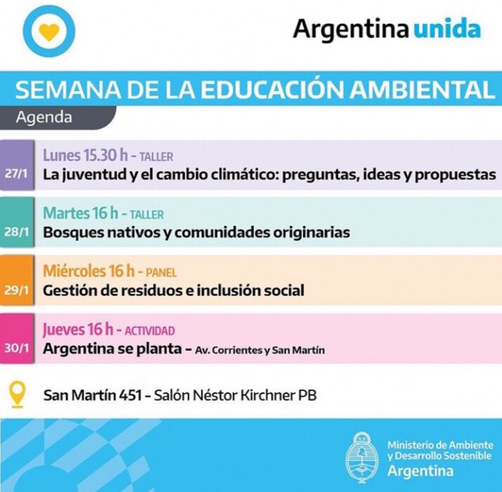AlianzaxelClima's tweet photo. Hoy a las 16hs estaremos facilitando un taller sobre la ley de Cambio Climático en @AmbienteNacion 🌎 https://t.co/UcJFgS9dpw