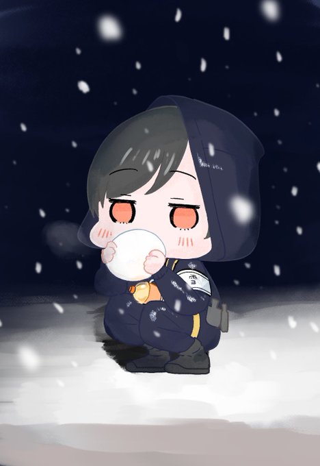 「頭巾 降雪」のTwitter画像/イラスト(古い順)