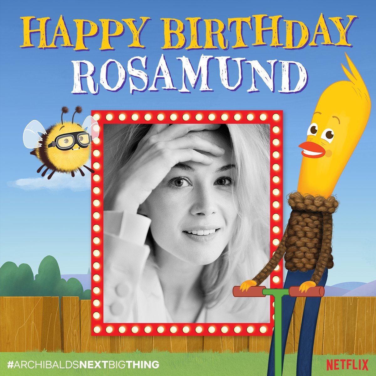 Happy birthday to everyone s favorite narrator, Rosamund PIke!  