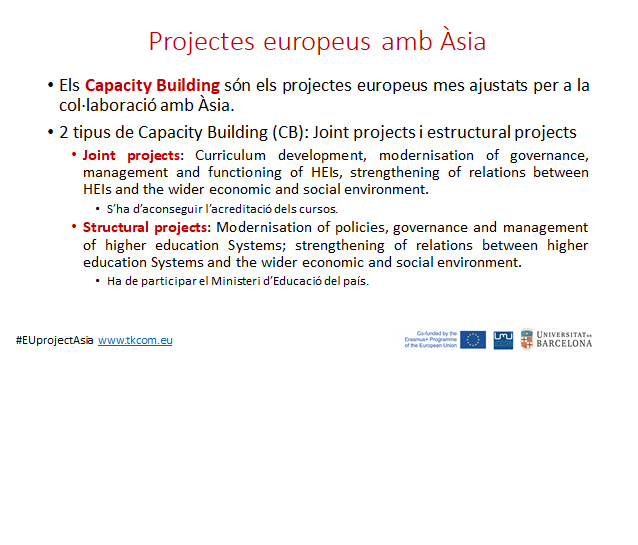 ire_ub's tweet photo. RT @TeachersKeyCom: Els #CapacityBuildings són els projectes europeus més ajustats per col·laborar amb Àsia.

Algunes idees presentades per #MontseCervera

#RI https://t.co/hklvJEElFm
