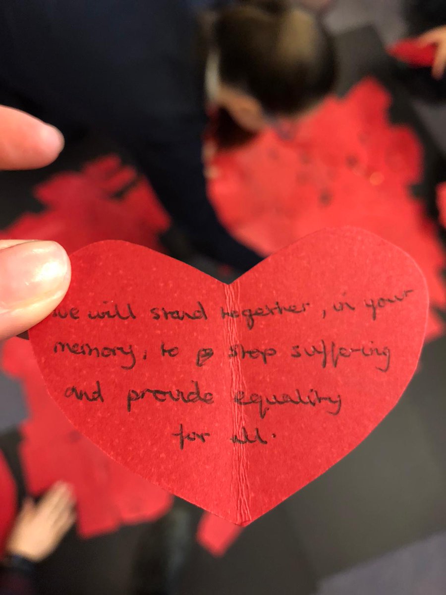 DGS_Adie's tweet photo. Thank you for taking the time to remember this tragic event and pledge to stand together in the face of discrimination https://t.co/lrj4YRzi8z
