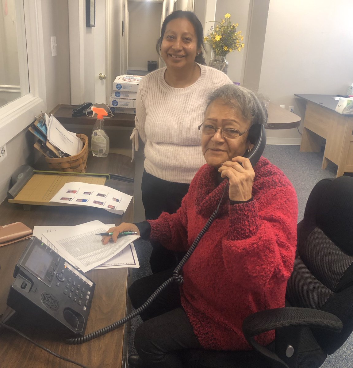 Home Care workers are calling their legislators in Richmond to demand living wages, paid leave, training, overtime, and rights on the job! #RiseUpHomeCare #QualityCare #QualityJobs