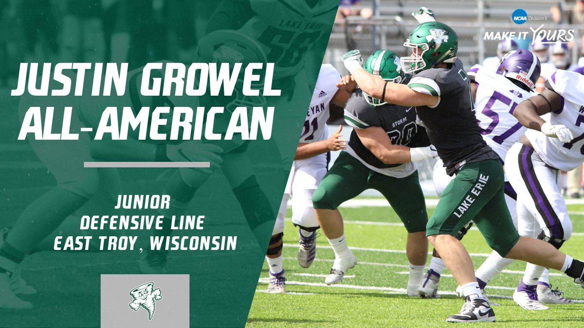 LakeErieStorm's tweet photo. It's a BIG football week, so we thought we'd share some BIG football news! @LAKEERIEFBALL's Justin Growel has been named an #AllAmerican🇺🇸! #L3C #RageOn🌪️⚡️🏈
STORY📰: https://t.co/FdhcqNHvXM https://t.co/HnpDnYdwhO