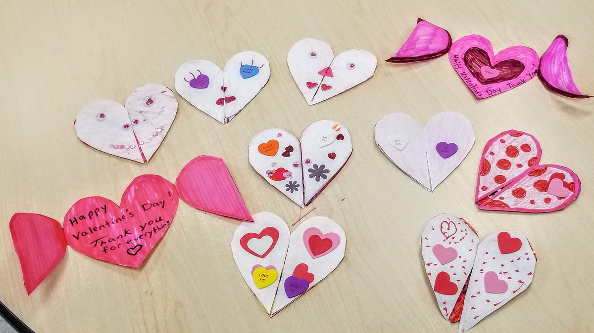 We spent time this morning creating  some #ValentinesForVets #ShowingGratitude #CanadianVeterans @VeteransENG_CA