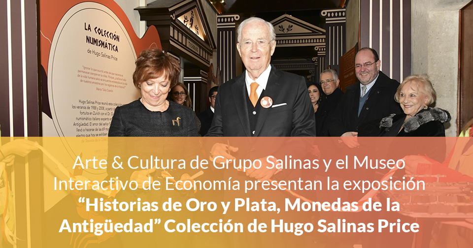 gruposalinas's tweet photo. #ComunicadosGS
La semana pasada se llevó a cabo la inauguración de la exposición 'Historias de Oro y Plata, monedas de la antigüedad' en el Museo Interactivo de Economía, colección de Don Hugo Salinas Price.
Conoce más 👉 https://t.co/7JphYY8Wif https://t.co/v0v1irajDb
