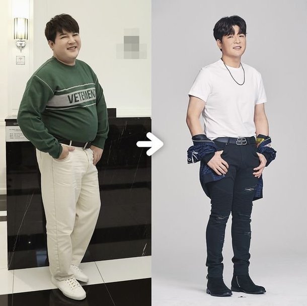 allkpop's tweet photo. Super Junior's Shindong isn't done with his weight loss, says he wants to lose even more weight https://t.co/ba0B4vSWBu https://t.co/hYQA9NTDGg