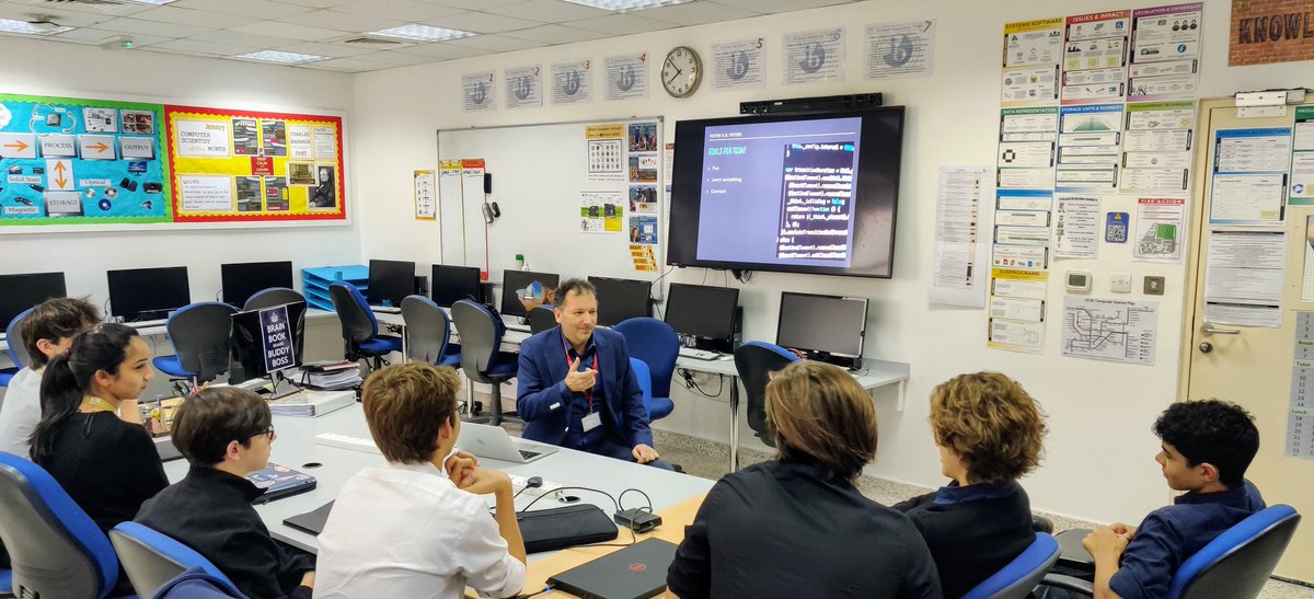 MrAdamMasters's tweet photo. Very interesting talk and fun workshop from Dr Fauz Gataby from @univgroningen about security flaws in online systems and ethical hacking on remote car keys #IBCS #Inquirers #JESSResearch #FutureReady @JESSICTDept https://t.co/9AJ0Yyb29T