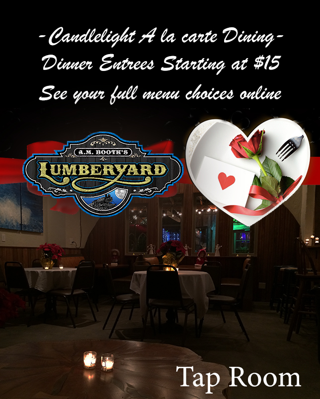 Three affordable Valentine options - *amboothslumberyard.com*   Spend less with us and more on the one you love and still make the night special!