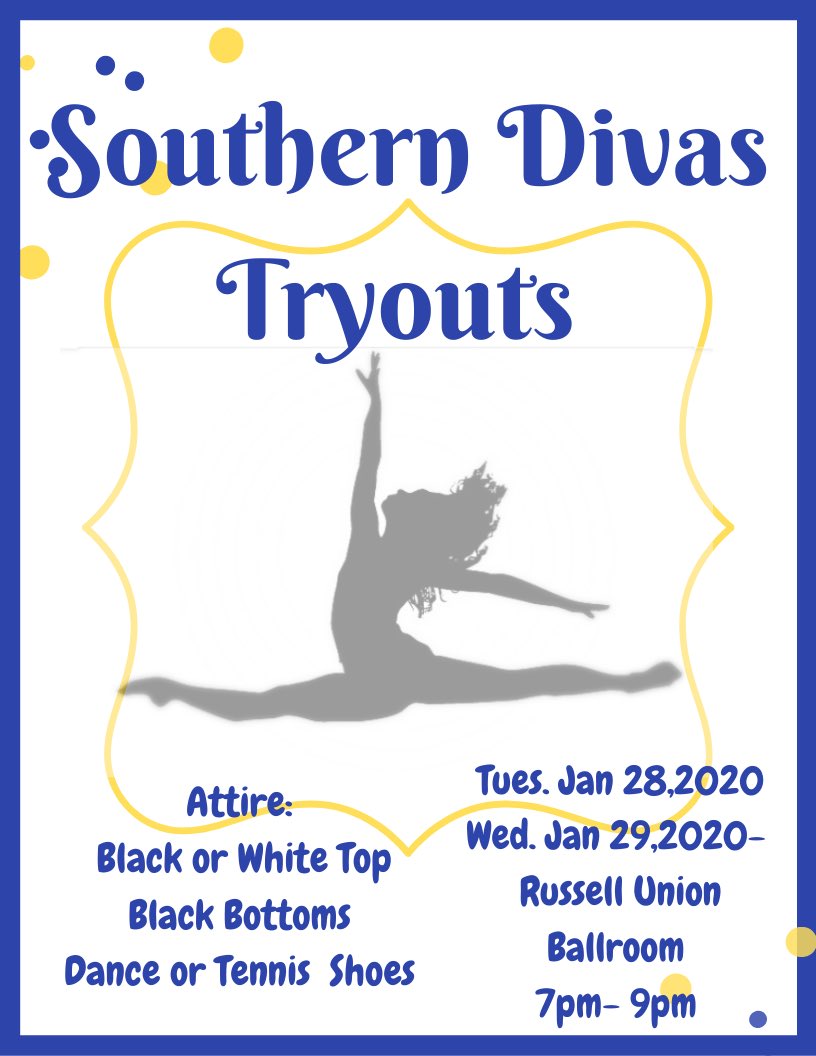 GSDivas's tweet photo. Tryouts will begin tomorrow. It is okay if you missed the meetings, come out if you are still interested in joining the team !!👍🏾 https://t.co/mnWKzdDLiQ