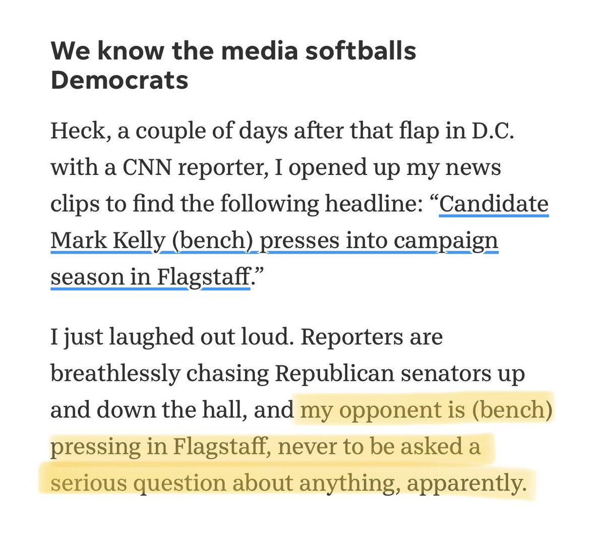 JacobNPeters1's tweet image. Mark gets the same tough questions that Senator McSally does. He answers them. 

azcentral.com/story/opinion/… #AZSEN