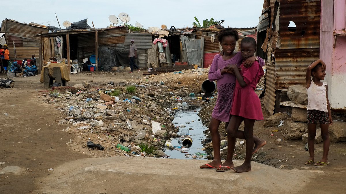 Residents in Luanda forced to move from their homes.