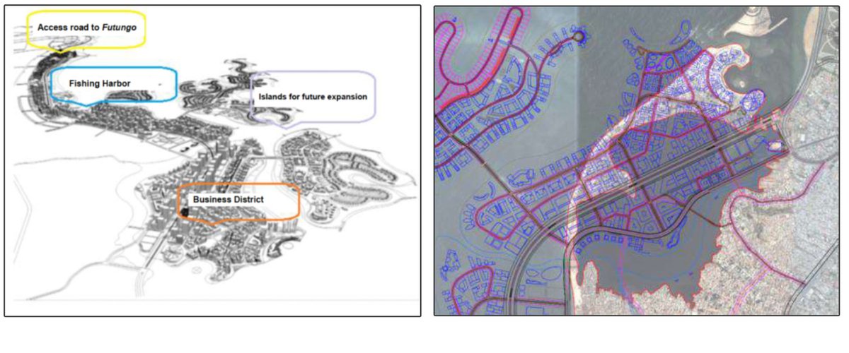Maps showing the planned development in a social and environmental impact study, dated April 2016. The document was in Luanda Leaks.