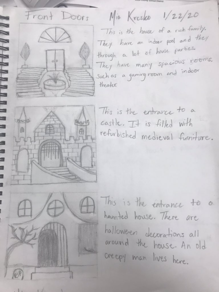 lisacaseyart's tweet image. What does the design of a front door tell you about the people and furnishings behind it? #applieddesign #cobbartrocks #wheelerart