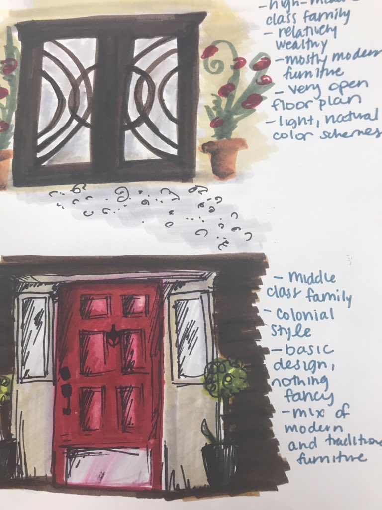 lisacaseyart's tweet image. What does the design of a front door tell you about the people and furnishings behind it? #applieddesign #cobbartrocks #wheelerart