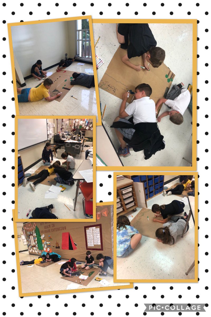 LeewoodK8's tweet photo. Mrs. Kelly’s third grade gifted class is creating a map of Giant country after reading Roald Dahl’s The BFG #MiamiReads #ReadingWall #ReadingAdventure @MDCPS_ELA @MDCPSSouth @MDCPS https://t.co/jr94TfRSjt