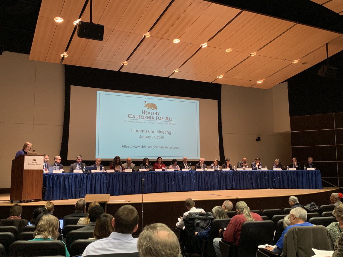 healthaccess's tweet photo. HAPPENING NOW: The first Healthy California For All Commission convenes. The group is tasked with developing a “plan for advancing progress towards achieving a health care delivery system for California that provides coverage & access through a unified financing system” #HCFA https://t.co/Rwmbe03WXk