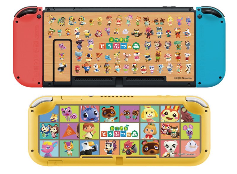 prnintendowatch's tweet photo. Switch decals being released in Japan are which are meant to be placed on the back of your Switch have in game characters and among the familiar faces are some brand-new villagers!!

#AnimalCrossing #AnimalCrossingNewHorizons #nintendo https://t.co/iTvBszXNco