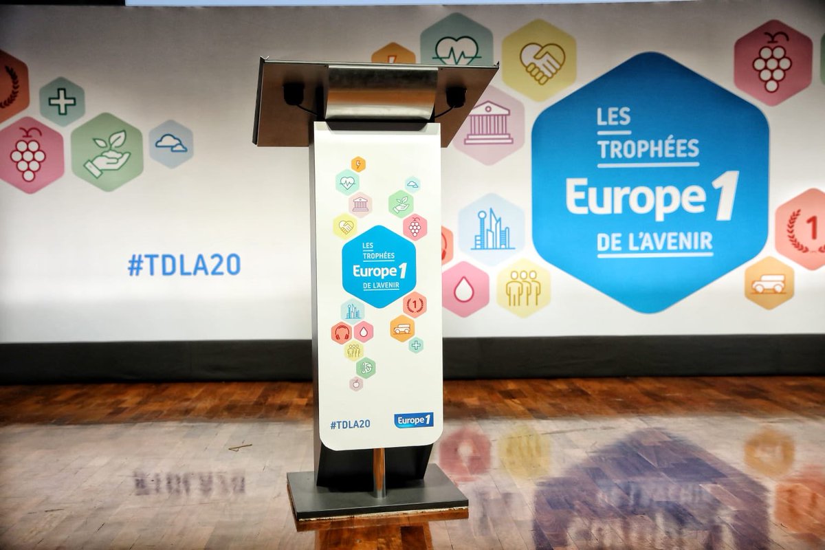 europe1presse's tweet photo. 📻 @Europe1 récompense ce soir les initiatives positives lors des Trophées #Europe1 de l’avenir, animé par @DucheminRapha  en présence de @alexandremars président du jury #TDLA20 https://t.co/pQisRaqsxA