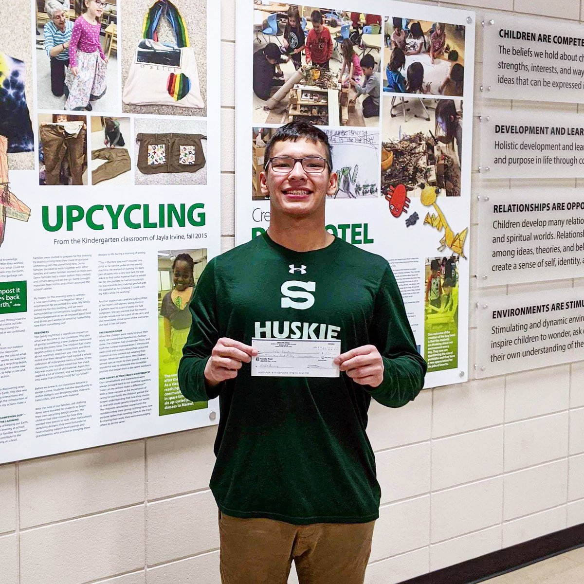 Bursary Recipient Cole Sanderson is from Sturgeon Lake First Nation. Keep setting a great example for the younger generation of Indigenous student-athletes Cole! #NeechieGear #Bursary #IndigiFund #GivingBack #empowerthefuture