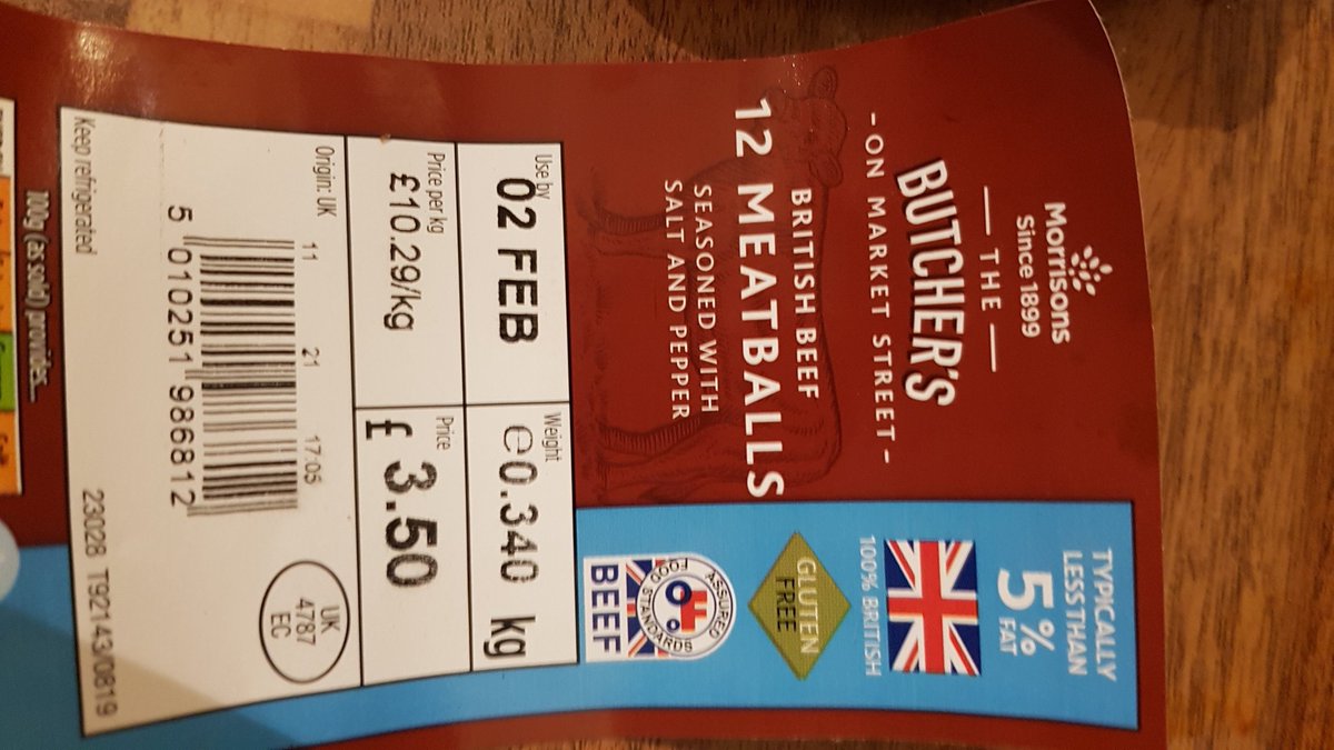 Bigtiny30's tweet image. Sort it out @Morrisons absolutely tasteless. Not buying them again and they were ment to be improved recipe 😡😡