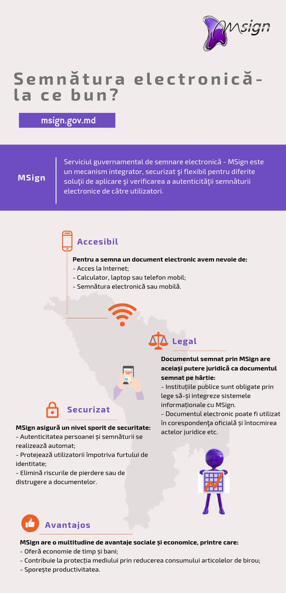 eGovCenterMD's tweet photo. Cu noua versiune a serviciului guvernamental de #semnaturaelectronica #MSign:
-poti semna si verifica mai multe fișiere într-o singură acțiune
-poți să o instalezi ca aplicație pe #telefonmobil
-ai o interfață utilizator mai comodă
-ai rubrică „Întrebări Frecvente”
#eGov #Moldova https://t.co/0tRE67gbmw