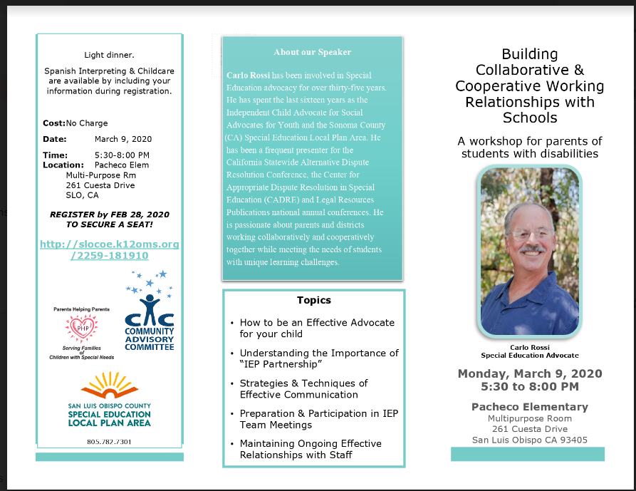 This is a must see. Carlo Rossi has so much knowledge to pass on and it's free with dinner and childcare. What could be any better. See you there!