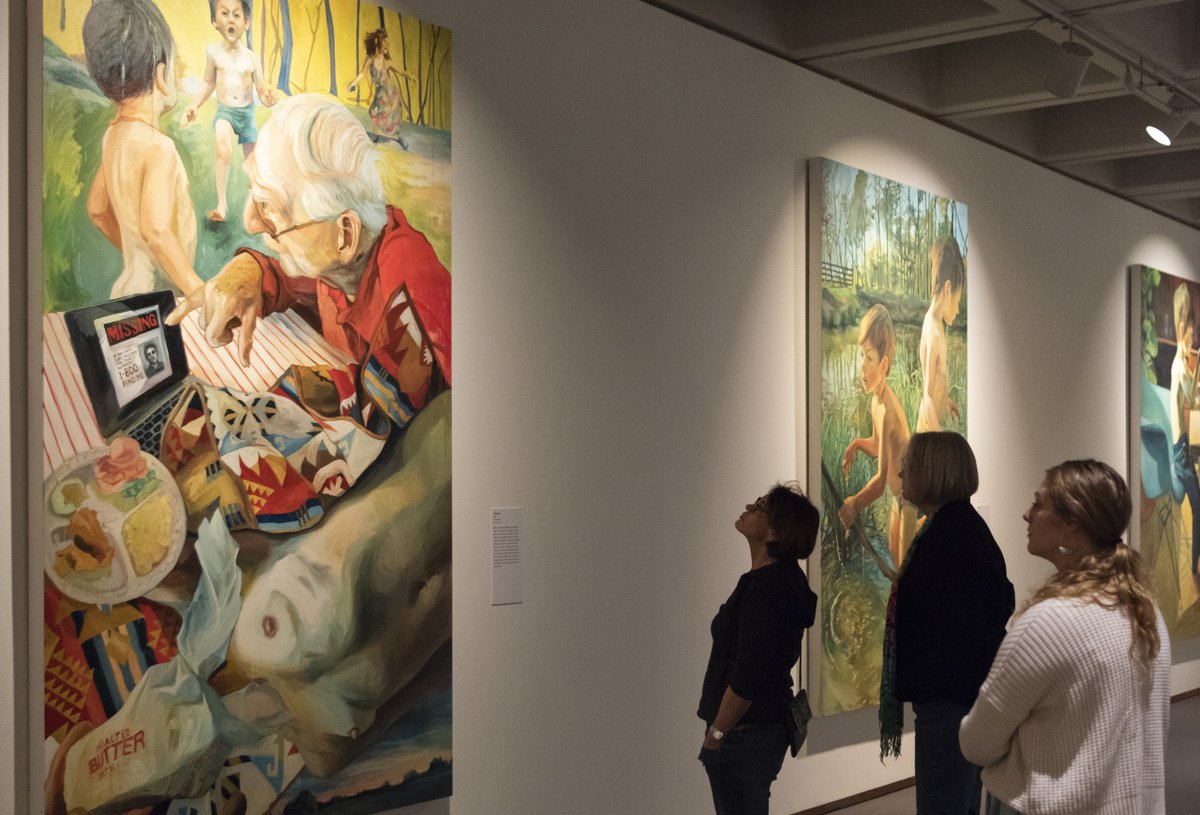 ncartmuseum's tweet photo. FINAL WEEK! This is the final week to see “Scott Avett: Invisible,” featuring large scale oil paintings by @theavettbros’ @ScottAvett. The exhibition closes Sunday, February 2, so see it before it is gone! https://t.co/Zpi8WfmzWH